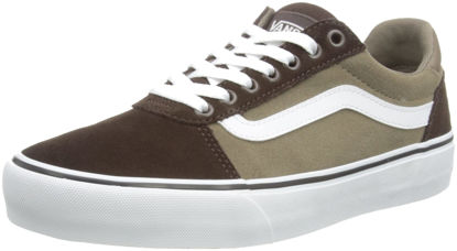 Picture of Vans Men's Sneaker, Retro Suede Brown White, 6.5 - Size: 6.5