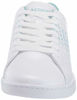 Picture of Lacoste Women's Carnaby Sneaker, Textured White/Green, 8.5 Medium US - Size: 8.5 Medium US