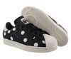 Picture of adidas Superstar Womens Shoes Size 8, Color: Black/White - Size: 8