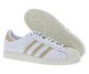 Picture of adidas Superstar Womens Shoes Size 8, Color: White/Brown-White - Size: 8