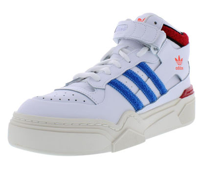 Picture of adidas Forum Bonega 2B Womens Shoes Size 7.5, Color: White/Blue-White - Size: 7.5