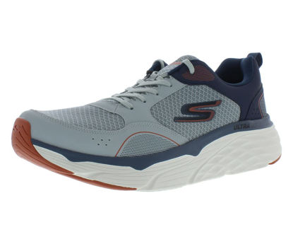 Picture of Skechers Max Cushioning Elite Mens Shoes Size 14, Color: Rivalry Grey/Navy - Size: 14