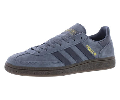 Picture of adidas Handball Spezial Mens Shoes Size 10, Color: Grey/Black - Size: 10