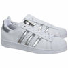 Picture of adidas Originals mens Super Star Sneaker, White/Silver Metallic/Core Black, 10.5 US - Size: 10.5