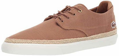 Picture of Lacoste Men's ESPARRE JUTE Sneaker, Light Brown, 11 Medium US - Size: 11