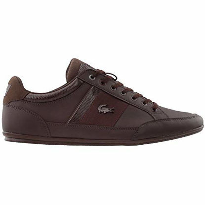 Picture of Lacoste Men's Chaymon Sneaker, Dark Brown, 10.5 Medium US - Size: 10.5 M US