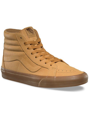 Picture of VANS MENS SK8 HI REISSUE BUCK LIGHT GUM MONO SIZE 4.5 - Size: 6 Women/4.5 Men