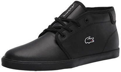 Picture of Lacoste Men's Ampthill 120 2 CMA Sneaker, Black/Black, 10 Medium US - Size: 10