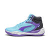 Picture of PUMA Men's PLAYMAKER PRO MID Sneaker, Purple Glimmer-Bright Aqua-Strong Gray-PUMA White, 7 - Size: 7