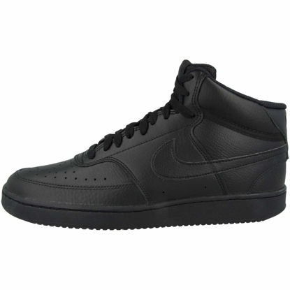 Picture of Nike Men's Court Vision Mid Sneaker, Black/Black-Black, 11.5 Regular US - Size: 11.5 Regular US