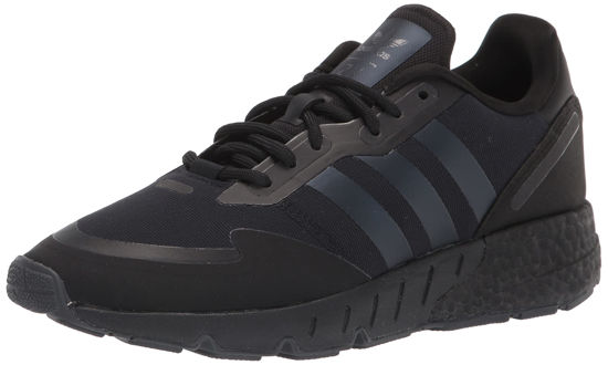 Picture of adidas Originals Men's ZX 1K Boost, Black/Black Blue Metallic/Black, 5 - Size: 5