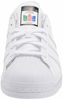 Picture of adidas Originals Women's Superstar Sneaker, White/White/Real Magenta, 9 M US - Size: 9