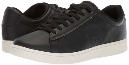 Picture of Lacoste Men's Carnaby EVO Sneaker, black/off white, 11 Medium US - Size: 11