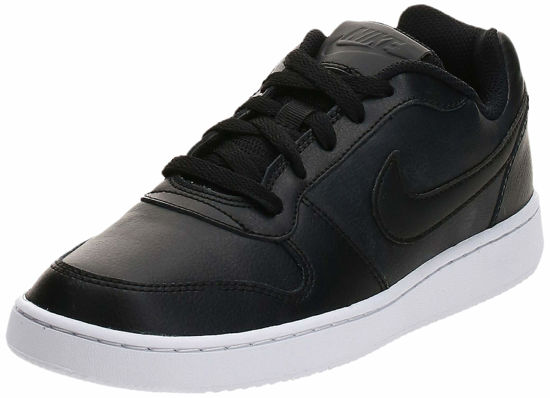 Picture of Nike Women's Ebernon Low Sneaker, Black/Black-White, 8.5 Regular US - Size: 8.5