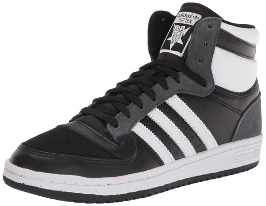 Picture of adidas Originals Men's Top Ten Red Bulls Sneaker, Core Black/White/Dark Grey Heather, 10.5 - Size: 10.5