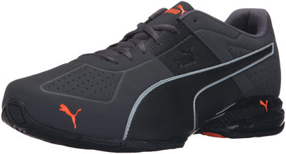 Picture of PUMA Men's CELL SURIN 2 MATTE Sneaker, Asphalt-Puma Black-Shocking Orange, 11 - Size: 11