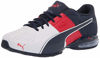 Picture of PUMA mens Cell Surin 2 Cross trainer, Peacoat-high Risk Red-puma White, 9.5 US - Size: 9.5