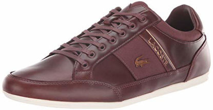 Picture of Lacoste Men's Chaymon Sneaker Dark Brown/Off White 11 Medium US - Size: 11 M US