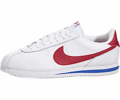 Picture of Nike Cortez Basic Leather OG White/Varsity Red - Size: 10.5