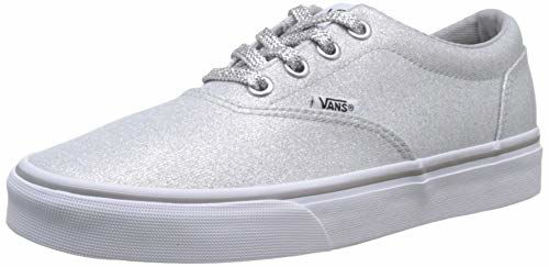 Picture of Vans Women's Low-Top Trainers, Grey Lurex Glitter Silver V2a, 6 - Size: 6