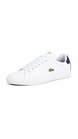 Picture of Lacoste Men's Grad Vulc Sneaker, White/Navy, 8 Medium US - Size: 8 M US