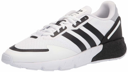 Picture of adidas Originals Men's ZX 1K Boost, White/Black/Halo Silver, 4 - Size: 4