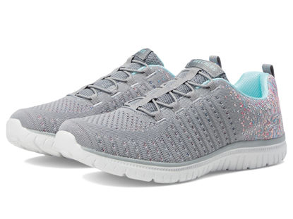 Picture of Skechers Women's Virtue Sneaker, Gray/Multi, 8.5 - Size: 8.5