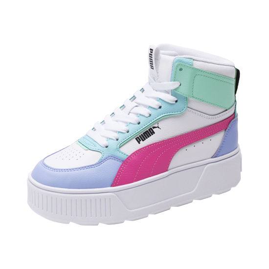 Picture of PUMA Karmen Rebelle Mid Sneaker, Rose Dust-Loveable, 4 US Unisex Big Kid - Size: 4 Big Kid