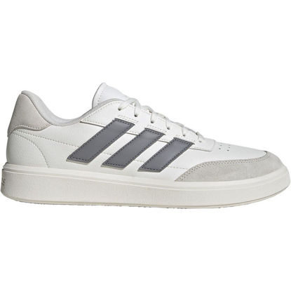 Picture of adidas Men's Courtblock Shoes Sneaker, Core White Grey Three Orbit Grey, 10 - Size: 10