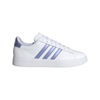 Picture of adidas Women's Grand Court 2.0 Sneaker, White/Blue Spark Met./Blue Spark, 6.5 - Size: 6.5