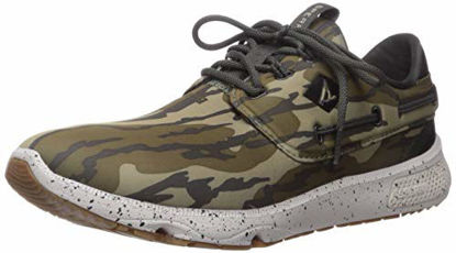 Picture of Sperry Men's 7 Seas 3-Eye Boat Shoe, Bottomland, 11 M US - Size: 11