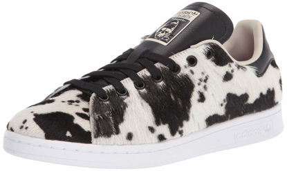 Picture of adidas Originals Women's Stan Smith Sneaker, Black/Clear Brown/Vivid Pink, 5 - Size: 5