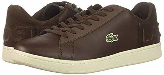 Picture of Lacoste Men's CARNABY EVO Sneaker, brown/off white, 8 Medium US - Size: 8