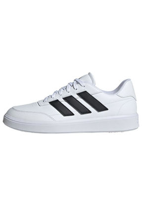 Picture of adidas Mens COURTBLOCK Sneaker, FTWR White,core Black,FTWR White, 6 - Size: 6