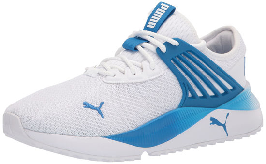 Picture of Puma Men's Pacer Sneaker, White-Future Blue, 12 - Size: 12