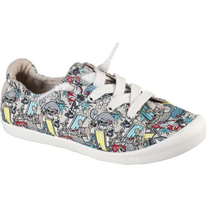 Picture of Skechers BOBS Women's Beach Bingo-Beach Kitty Sneaker, Taupe/Multi, 9.5 M US - Size: 9.5