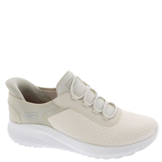 Picture of Skechers Women's Hands Free Slip-ins Bobs Squad Chaos-in Color Sneaker, Off White, 8.5 Wide - Size: 8.5 Wide