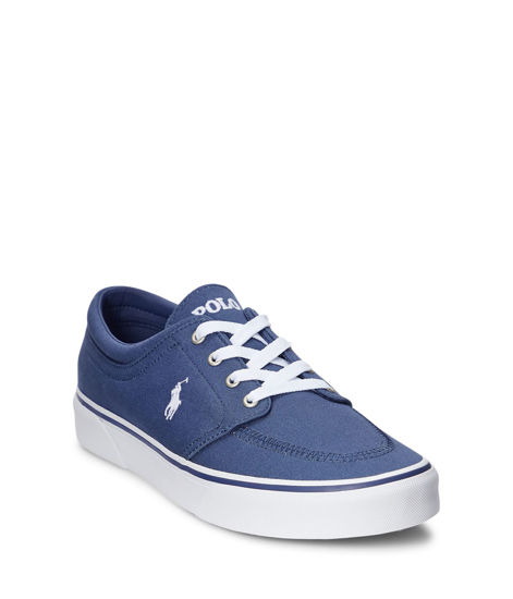 Picture of Polo Ralph Lauren Mens Faxon X Sneaker, Light Navy/White, 8 US - Size: 8