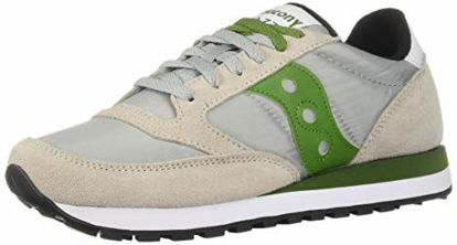 Picture of Saucony Men's Jazz Original Sneaker, Charcoal/Green, 7.5 M US - Size: 7.5