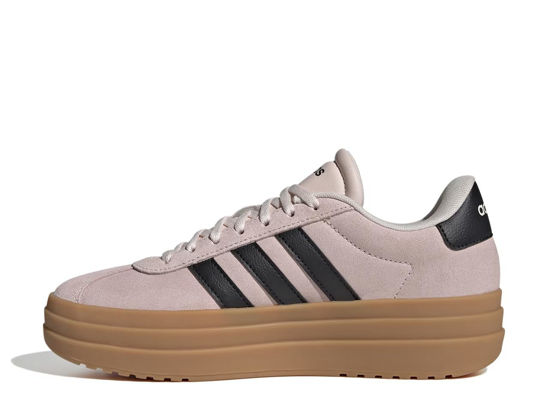 Picture of adidas Women's VL Court Bold Sneaker, Wonder Quartz/Black/Wonder Beige, 11 - Size: 11