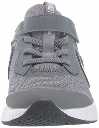 Picture of Nike Baby Revolution 5 Velcro Running Shoe, Cool Grey/Pure Platinum-Dark Grey, 2C Regular US Toddler - Size: 2 Toddler