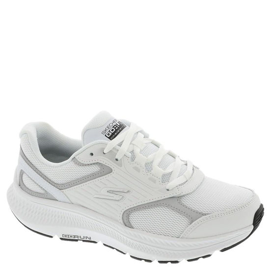 Picture of Skechers Women's Go Run Consistent 2.0 Advantage Sneaker, White/Silver, 7.5 - Size: 7.5