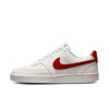 Picture of Nike W Court Vision Lo NN, Women's Bass, Summit White Cinnabar Volt White, 8.5 US - Size: 8.5