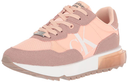 Picture of Calvin Klein Women's MAGALEE Sneaker, Dark Blush Multi 660, 9.5 - Size: 9.5