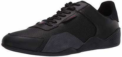 Picture of Lacoste Men's HAPONA 120 3 CMA Sneaker, Black/Red, 8.5 Medium US - Size: 8.5