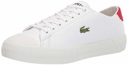 Picture of Lacoste mens Gripshot 0120 1 Cma Sneaker, White/Red, 11.5 US - Size: 11.5