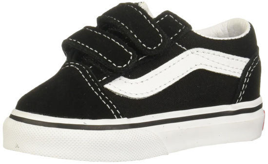 Picture of Vans Women's high top Sneaker, Black Black White Y28, 8.5 US - Size: 9 Women/7.5 Men