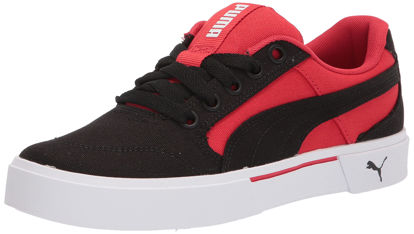 Picture of PUMA Men's C-Rey Sneaker, Black Black-High Risk Red, 6.5 - Size: 6.5