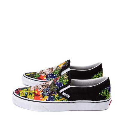 Picture of Vans Men's Classic Slip On, Fruit Skull/Black/White, Size 7.5 - Size: 9 Women/7.5 Men