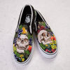 Picture of Vans Men's Classic Slip On, Fruit Skull/Black/White, Size 7.5 - Size: 9 Women/7.5 Men